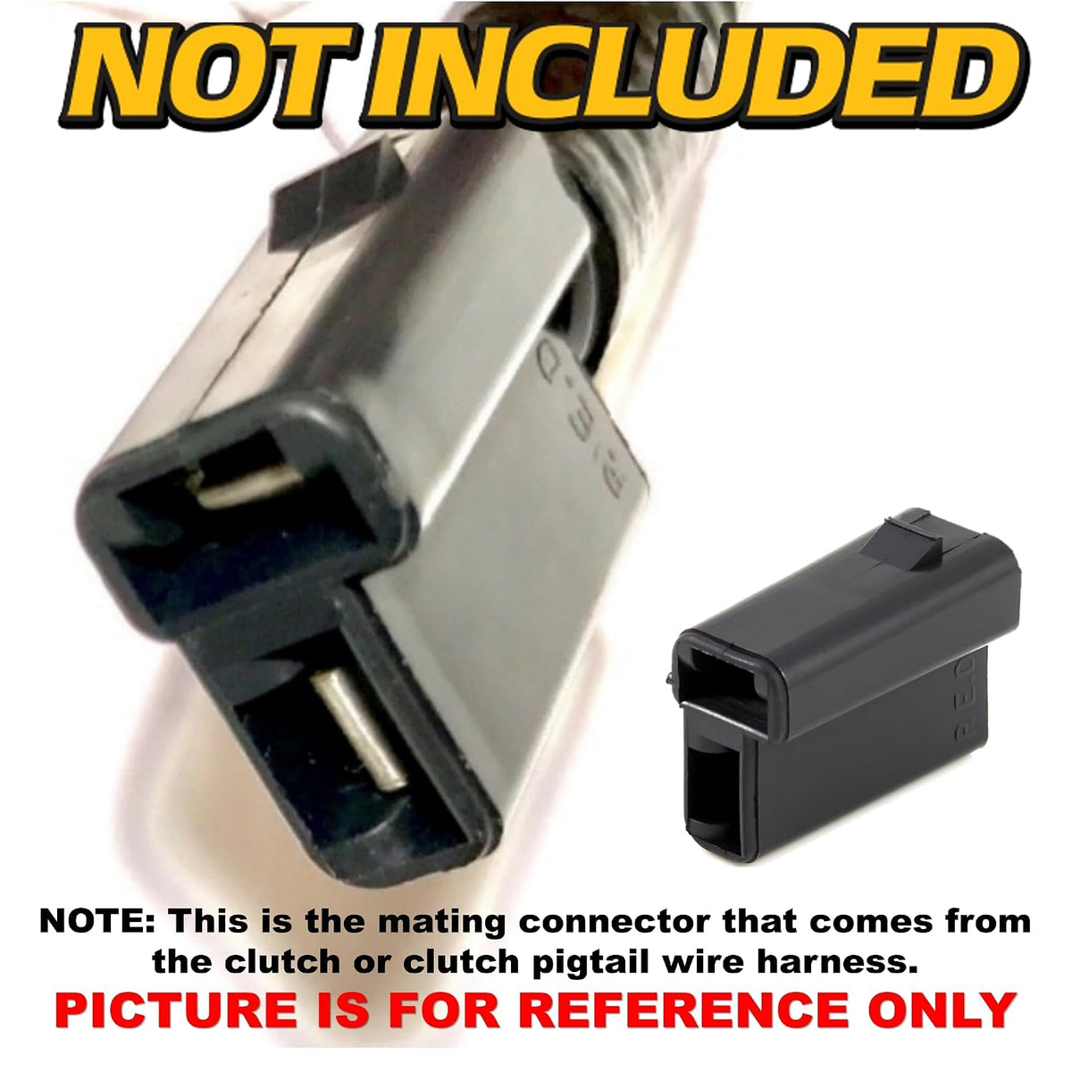 T28586 Wire Harness Connector Repair Kit for The Machine Side of Electric PTO Clutch Female Plug Connection for John