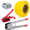 Banding Strapping Kit, Pallet Strapping Kit with Tensioner & Sealer Tool, 3200FT PP Plastic Banding, 200 Metal Seals