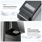 Nugget Countertop Ice Maker, Automatic Ice Dispenser, 33 lbs/Day Chewable Pellet Ice Machine with Self-Cleaning &