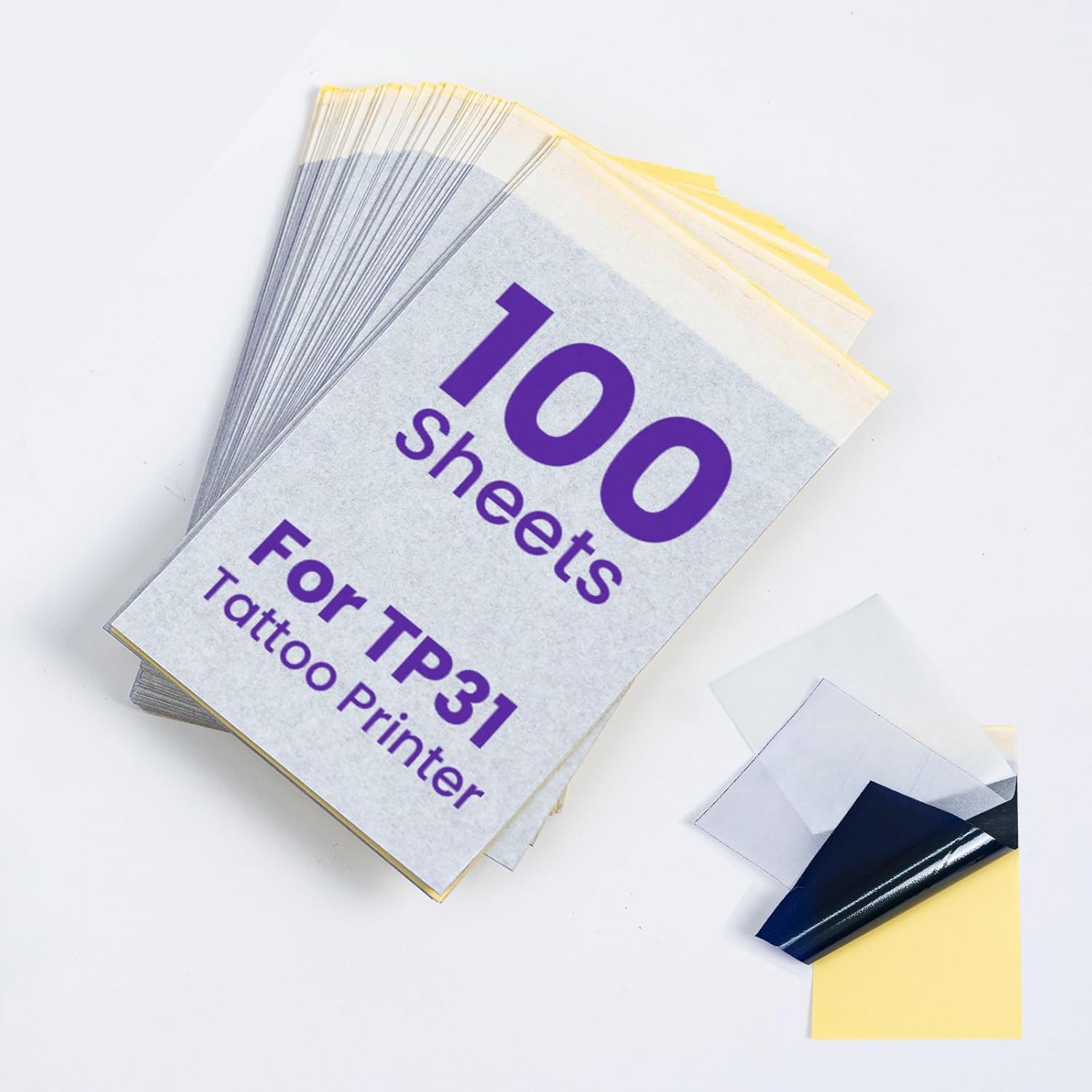 Tattoo Transfer Paper for TP31 Tattoo Stencil Printer, 100PCS