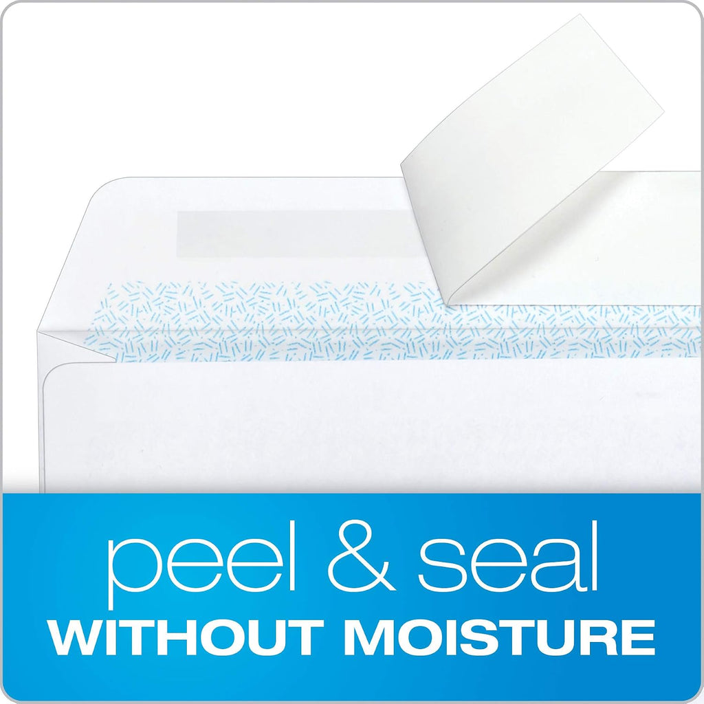 #10 Single-Window Security Envelopes, 4-1/8 x 9-1/2 Inch, Self Seal, White, for Mailing Invoices, Statements &