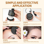 Hairline Powder, Gray Root Touch Up, Sweatproof, Medium Brown