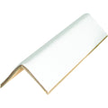 Staples Corrugated Edge Protectors, 3x3x72 Inch, White, Pallet Corners