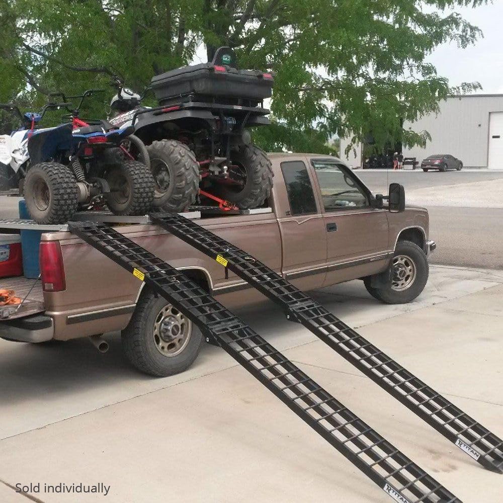 9' Arched Folding Motocycle Loading Ramp - 600 lb. Capacity