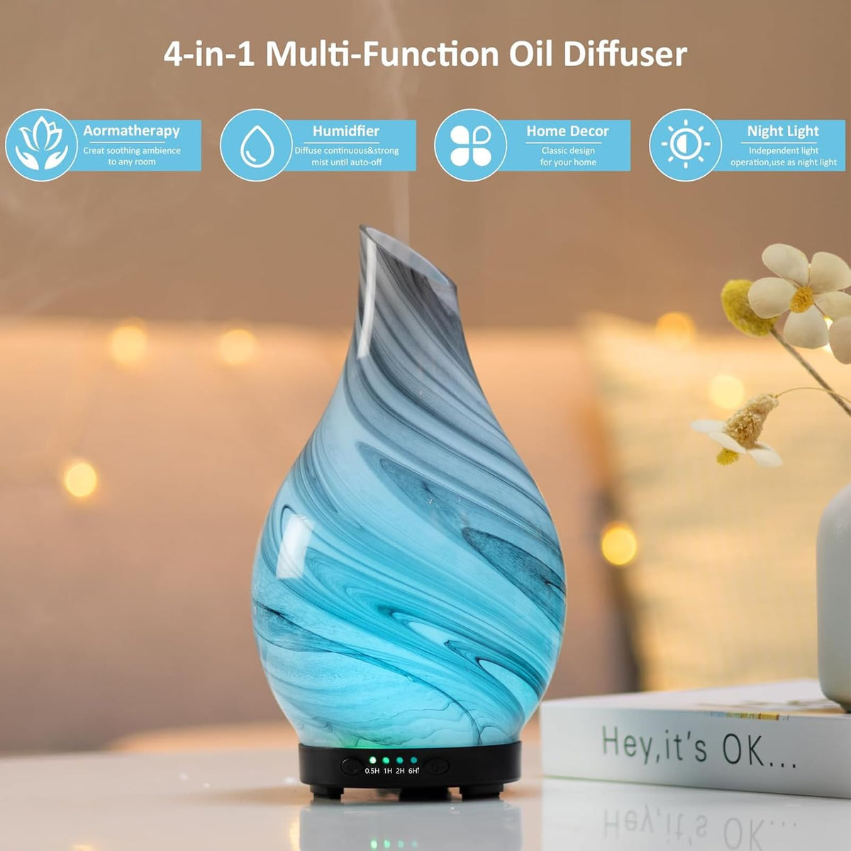 Essential Oil Diffuser for Home Fragrance & Aromatherapy 150ml