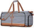 Foldable Travel Duffle Bag for Women, 80L Large Duffel Bag with Separate Shoes Compartments & Straps, Carry On