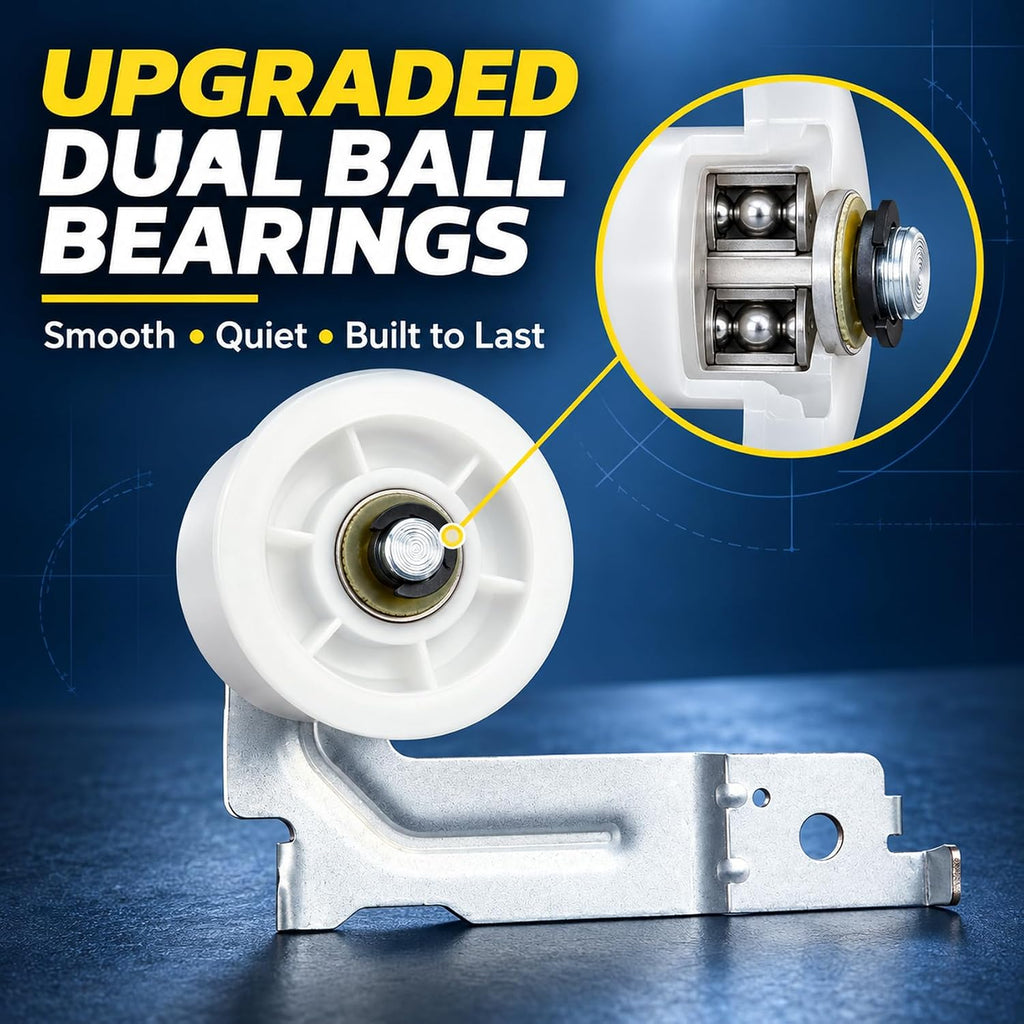 Upgraded Pulley Belt Parts for Samsung Dryer, 6602 001655 Dryer Belt and DC93-00634A Idler Pulley [Enhanced ],DC61-01215B Tension Spring,Replacement dv45h7000ew,dv48h7400ew,dv42h5000ew,dv48j7700ew