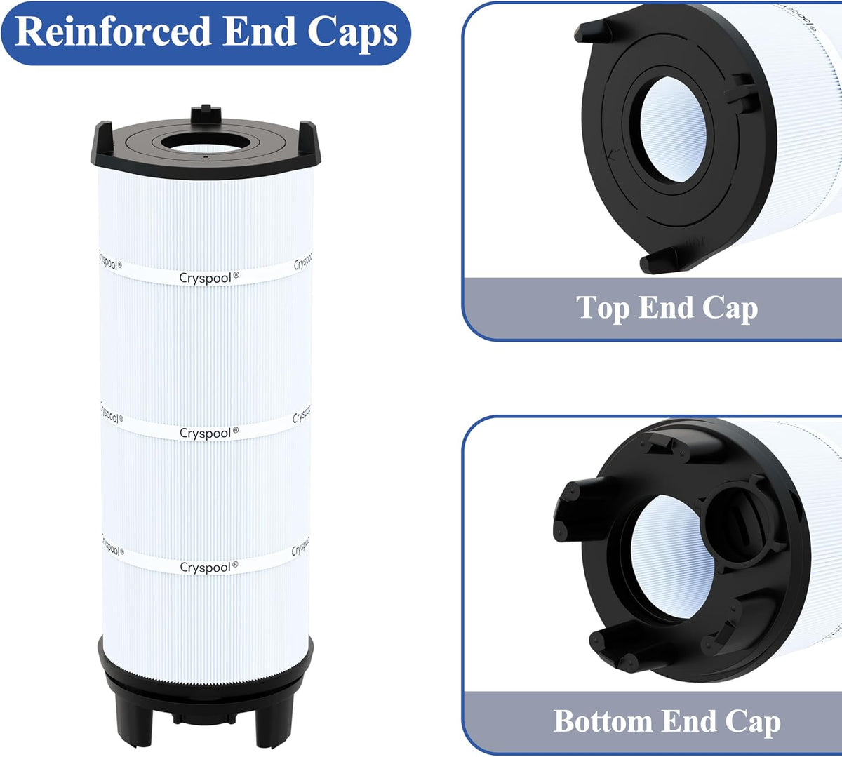 Cryspool 300 Sq. Ft Pool Filter Cartridge Replaces S7M120