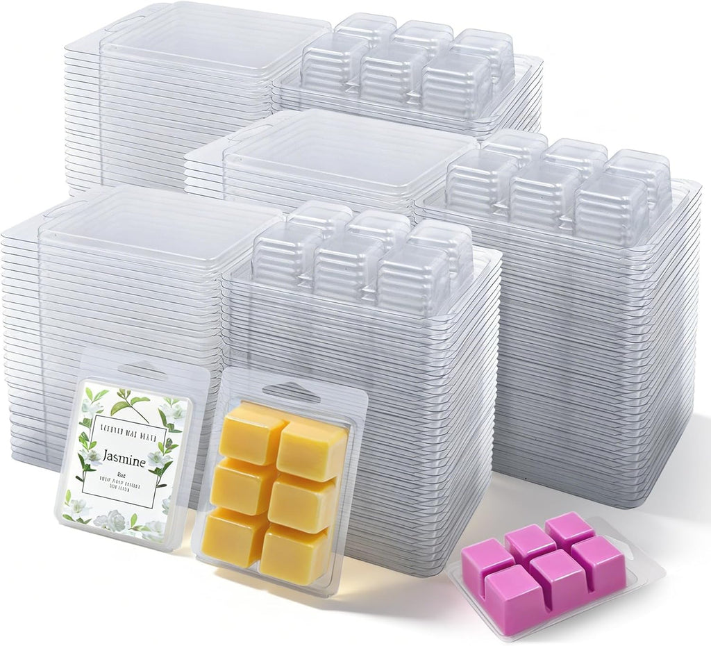 Thickened Wax Melt Molds Containers Clamshells for Wax Melts | Wax Tart Packaging for Enterprises or Households,Wax