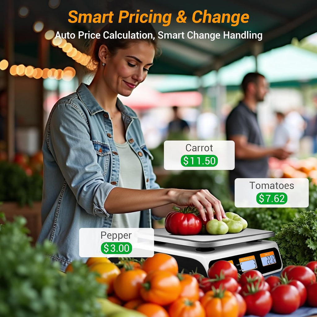 Commercial Scale 66lb/30kg Price Computing Scale for Farmers Market