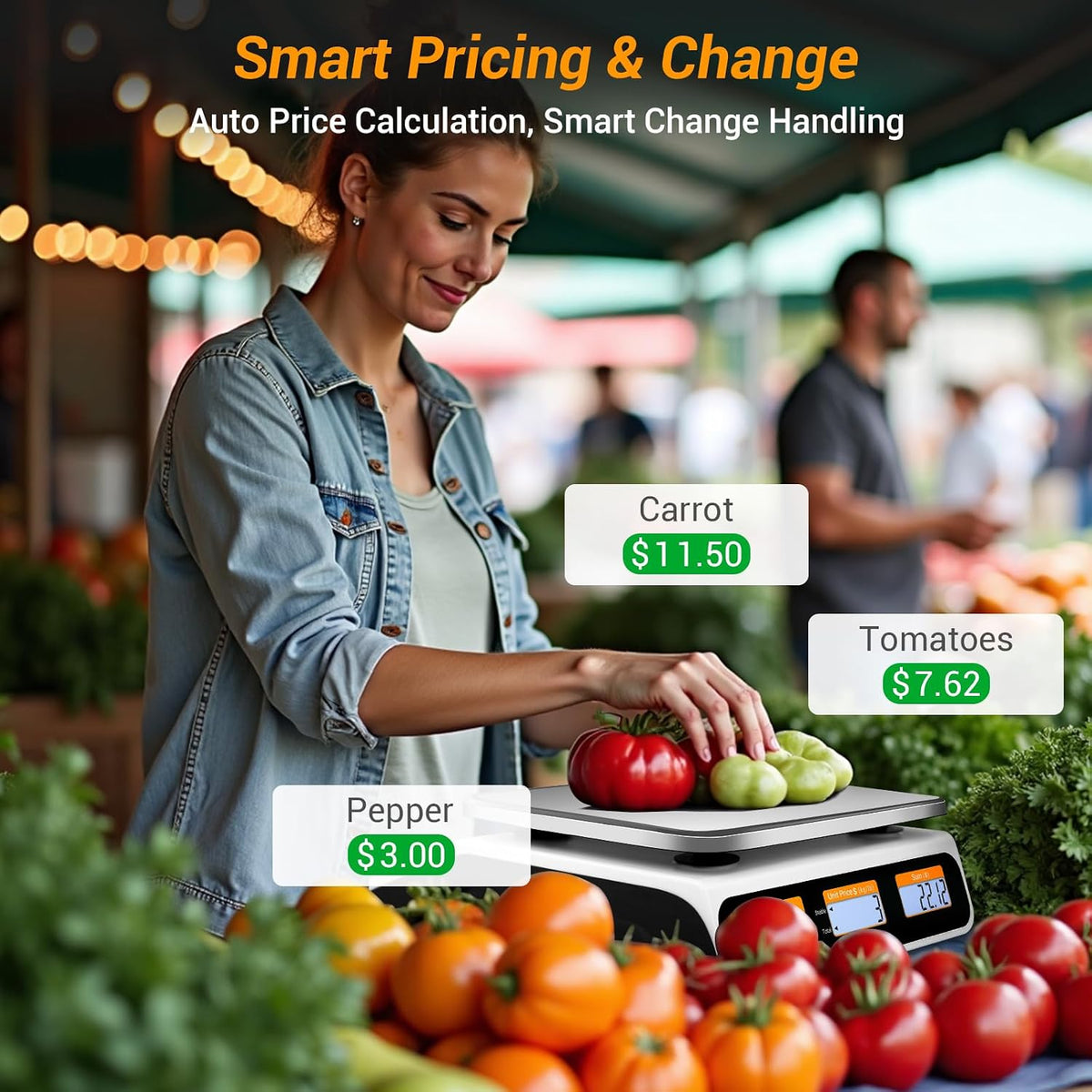 Commercial Scale 66lb/30kg Price Computing Scale for Farmers Market