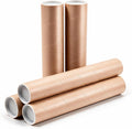 3"x15" Mailing Tubes with Caps, 8 Pack Cardboard Shipping Tube