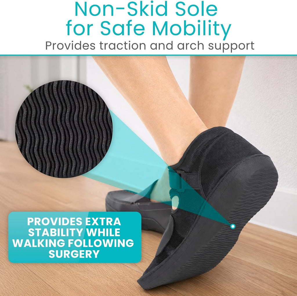 Post Op Shoe - Lightweight Medical Walking Boot with Adjustable Strap