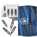 POSEIDON Tattoo Cartridge Needles 50Pcs Mixed, #12 Set for Tattoo Artists