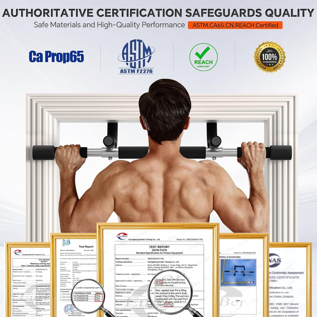 Pull Up Bar for Doorway,Multiple Levels Width Adjustable Pull Up Bar Accurately Match Wide and Narrow