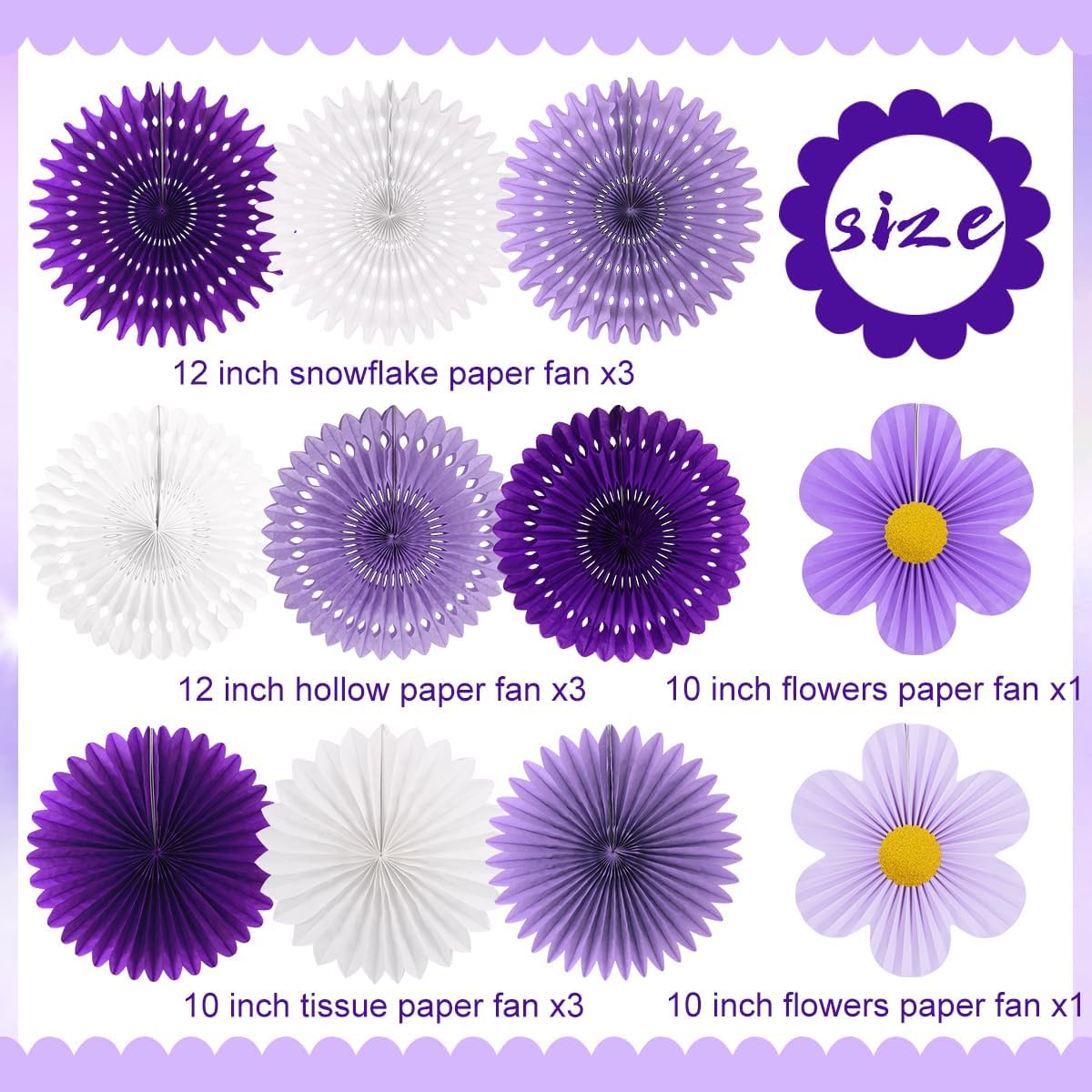 Paper Fans Party Decorations Paper Flowers Decorations for Wall Classroom Floral Backdrop Baby Shower Birthday Party