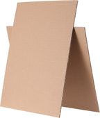 50 Pack 8.5 x 11 Inch Corrugated Cardboard Sheets, Cardboard Paper