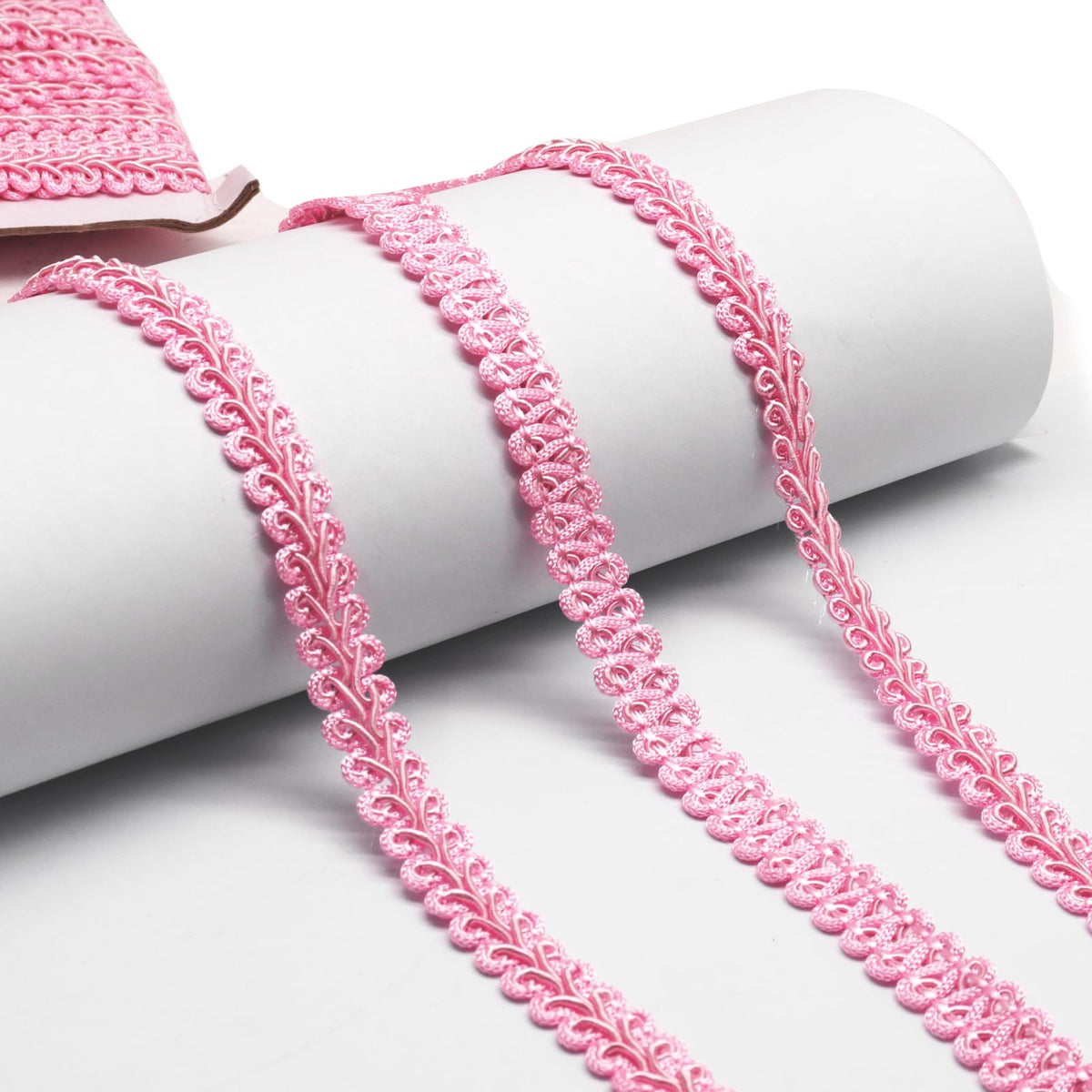 14 Yards 1/2 Inch Pink Gimp Braid Trim