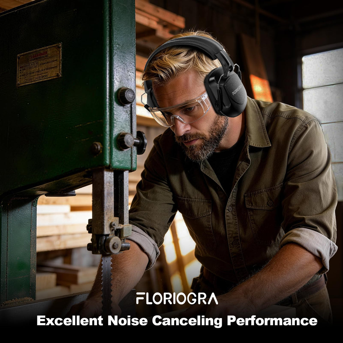 Noise Reduction Ear Muffs, NRR 34dB Ear Protection for Adults