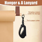11.8" Kraft Wall Mounted Butcher Paper Roll Holder Dispenser