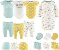 Baby Layette Gift Set for Baby Boys or Girls - 16 Piece New Born Unisex Gift Set, Clothes & Newborn Essentials Must