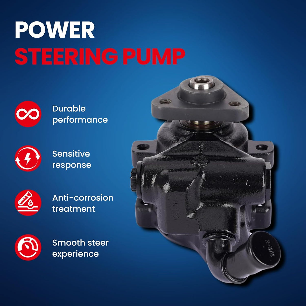 MOCA Power Steering Pump 2001-2011 for Ford Ranger V6 4.0L