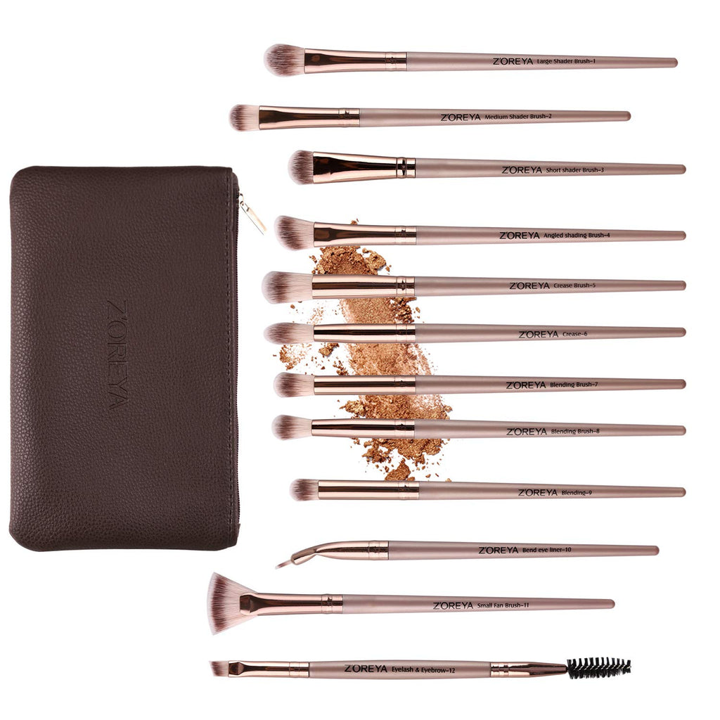 Eye Makeup Brushes, 12 Pcs Professional Eye Brush Set