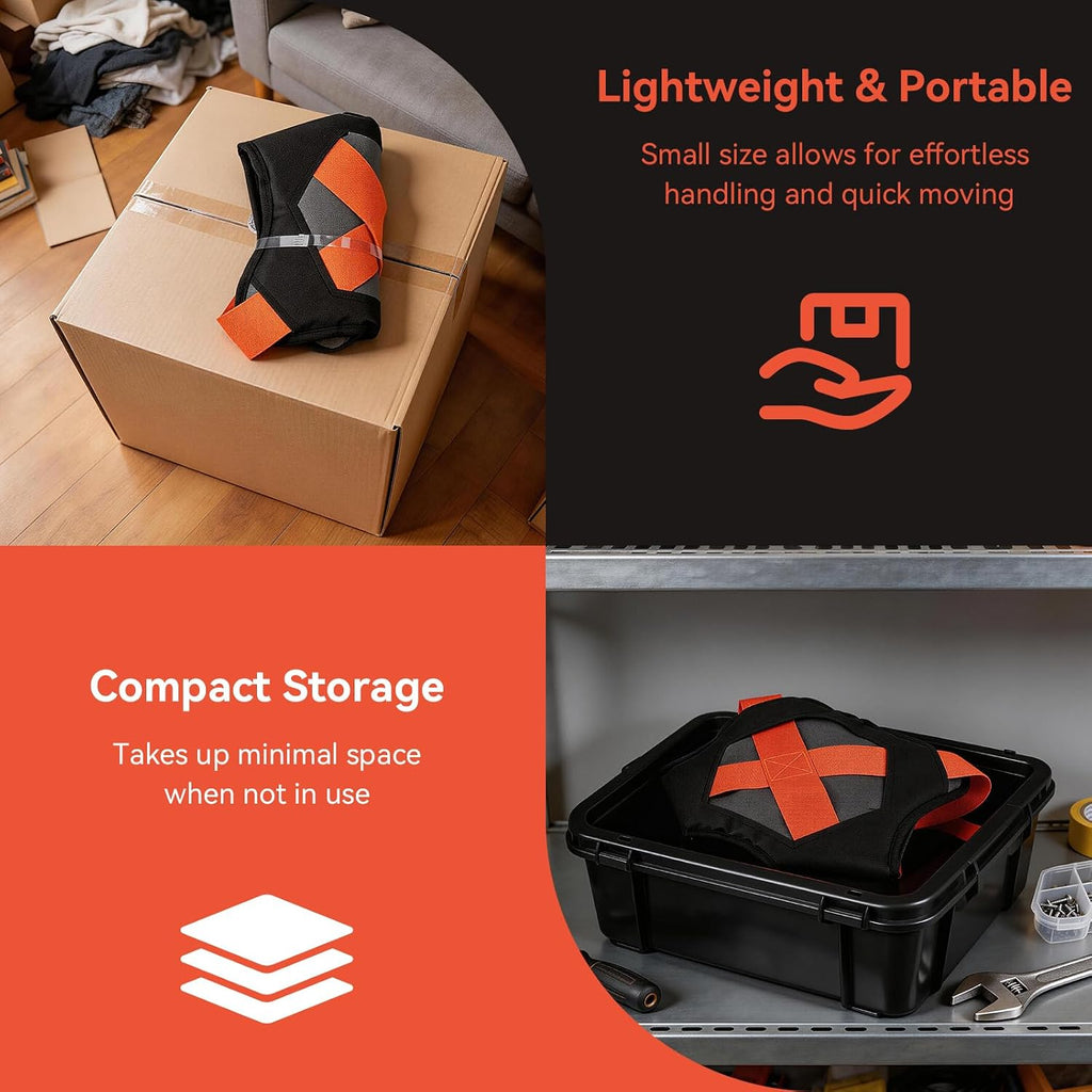 Moving Straps for Lifting, with Back Support for 2 Person | Shoulder Moving System, Move & Carry Furniture Appliances