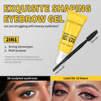 Brow Styling Spiking Glue - Clear Eyebrow Setting Gel, Brow Fix Gel for Long-Lasting Hold, Waterproof & Sweat-Proof