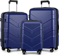 Luggage Sets 3 Piece with Spinner Wheel, Hardside Suitcase Set with TSA Lock, Expandable Lightweight Travel Luggage