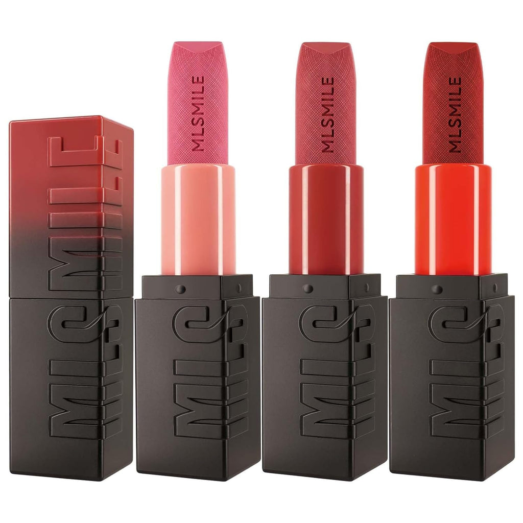 Matte Velvet Lipstick Set 3PCS, Long Lasting Lip Stain Gift