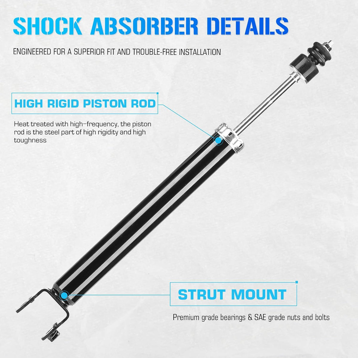 ILONPA Rear Complete Struts Shocks for 2007-2018 Nissan Altima(Exc. Hybrid)