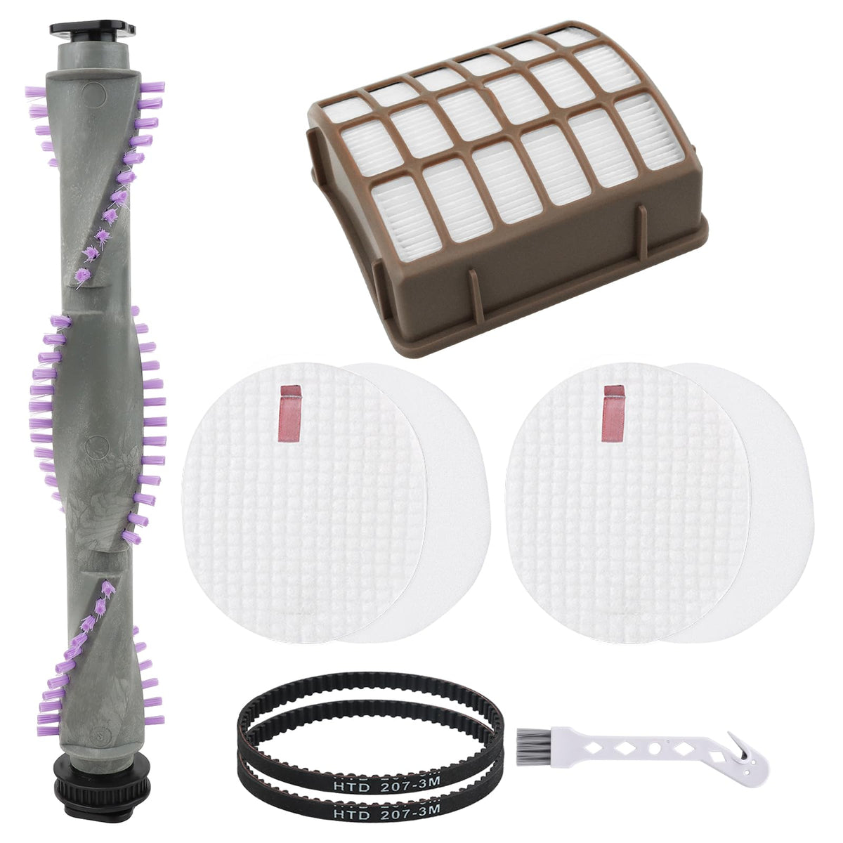 Replacement Filter Brush Roller Kit for Shark Navigator Professional Vacuum