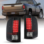 Headlight & LED Taillights Assembly for 07-13 Chevy Silverado 1500