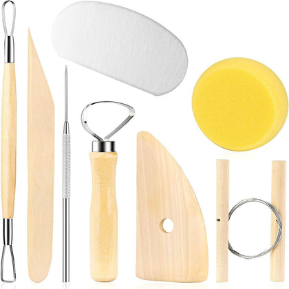 8Pcs Clay Sculpting Tools Set Perfect for Polymer Air Dry Modeling Clay Beginners & Professionals Ideal for DIY