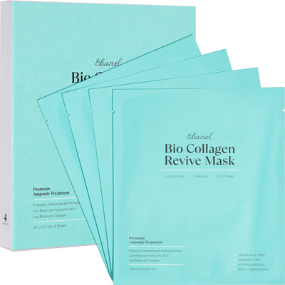Bio Collagen Face Mask, Hydrating Overnight Korean Face Sheet Masks