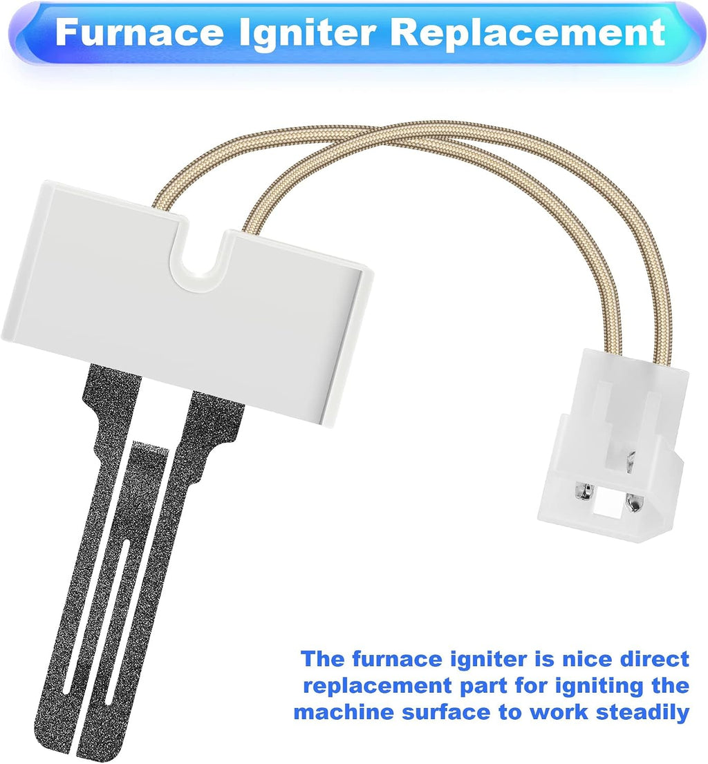 Dreyoo 2 Pack LH33ZS004 Furnace Ignitor, Furnace Hot Surface Ignitor Igniter Direct Replacement Compatible with Carrier Payne OEM Part LH33ZS004