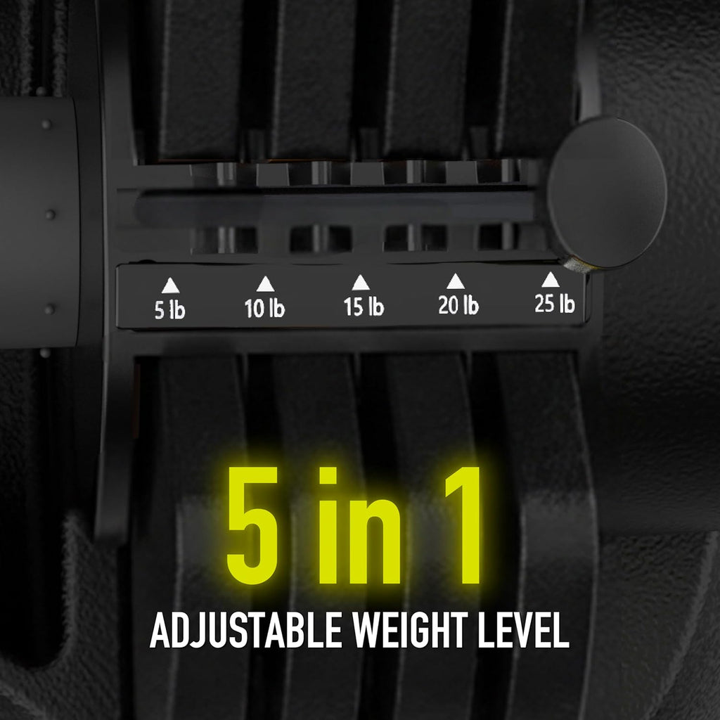 Adjustable Dumbbell Set of 2, 5–88LB Quick Dial Free Weights with Double Safety Lock, Anti-Slip Steel Handle &