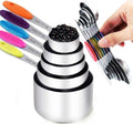 measuring cups and magnetic measuring spoons set, stainless steel measuring cups, 6 double-sided stainless steel