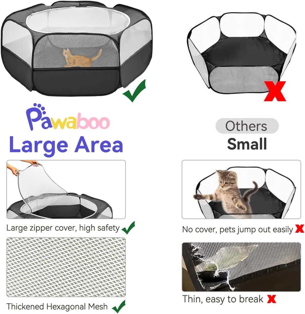 Small Animals Playpen, Large Chick Brooder with Zipper Splicing