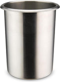 2 qt Silver Stainless Steel Bain Marie Pot Listed