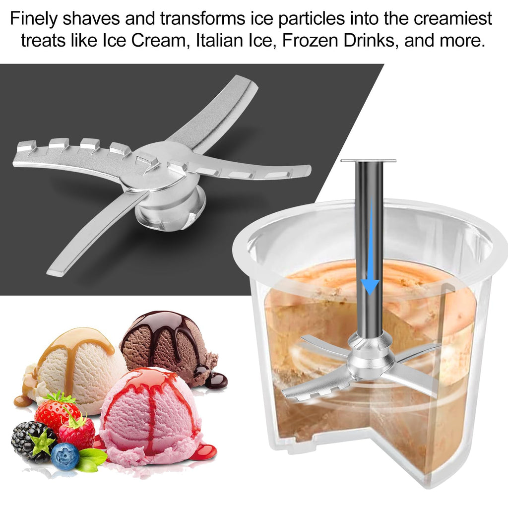 Replacement Blade Compatible with Ninja Deluxe NC500 Series Ice Cream Maker
