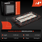 A-Premium Engine Air Filter Compatible with Geo & Lexus & Toyota