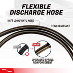 TERA PUMP Fuel Transfer Pump w/Quick Flow Control Nozzle