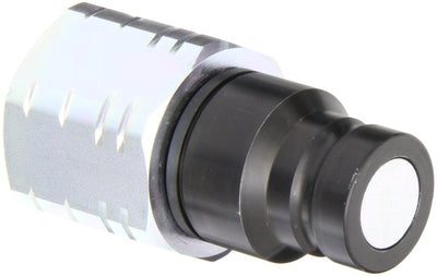Eaton Hansen 25FFP100 Steel Hydraulic Quick Coupler, Flat Face, Male, 1" NPT