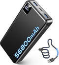 Portable Charger Power Bank, 56800mAh Battery Pack, 22.5W Fast Charging Portable Phone Charger for Camping Travel