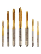 7 Pack Metric Thread Tap Set, Spiral Point Tap Set