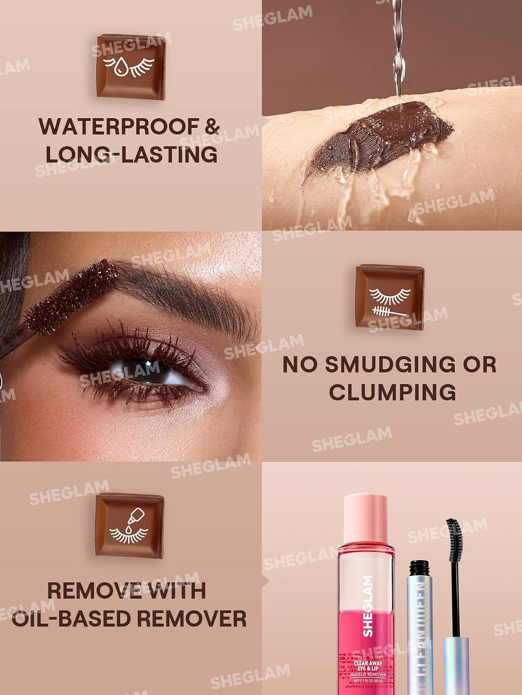 All-In-One Volume & Length Mascara-Waterproof-Macchiato