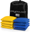 Cornhole Bags Weather Resistant- Set of 8 Regulation Bean Bags for Tossing- Official Professional Size & Weight Corn