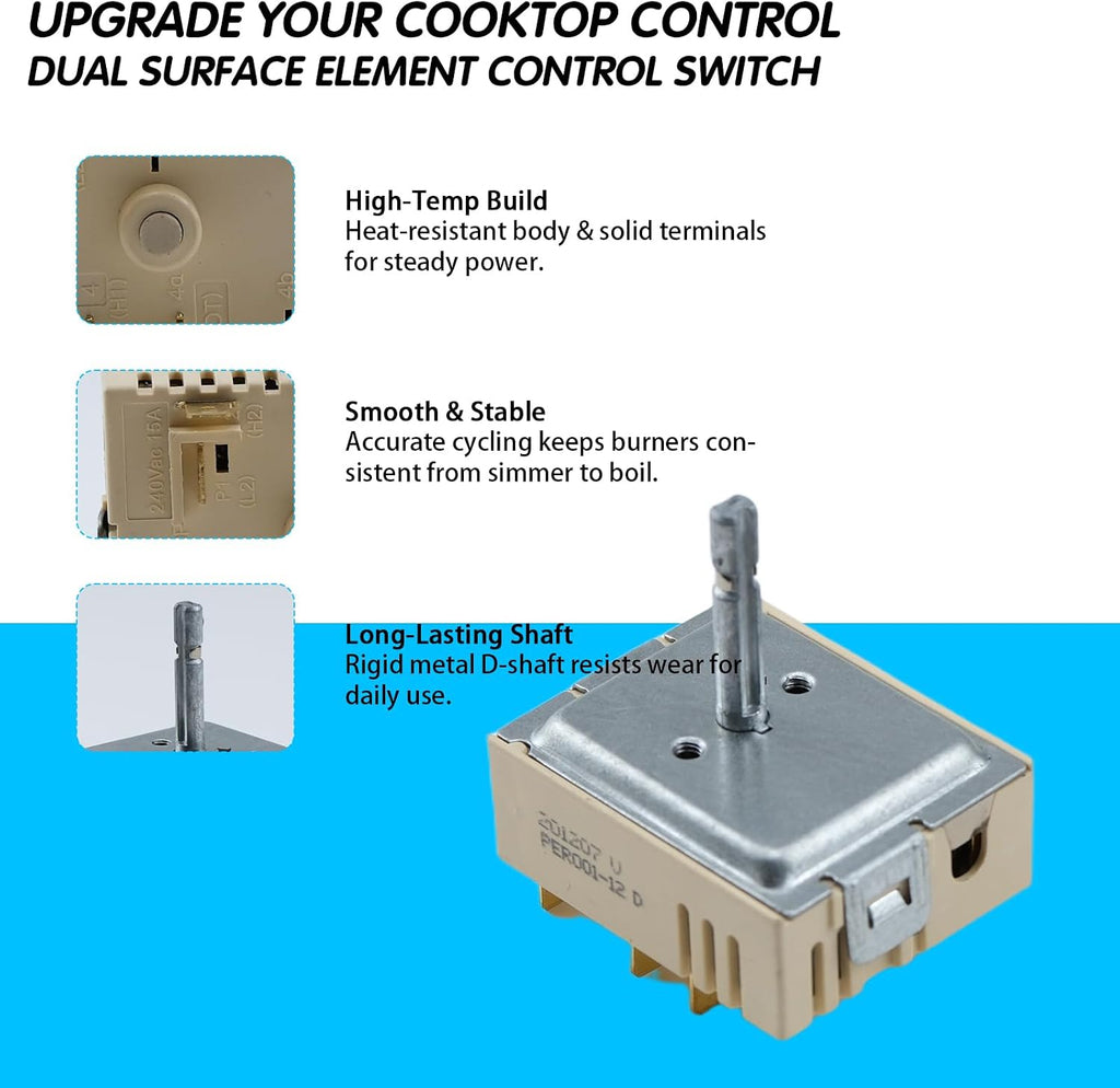 NE59M4320SW NE59T4321SW NE59T4321SB Range Dual Surface Element Switch